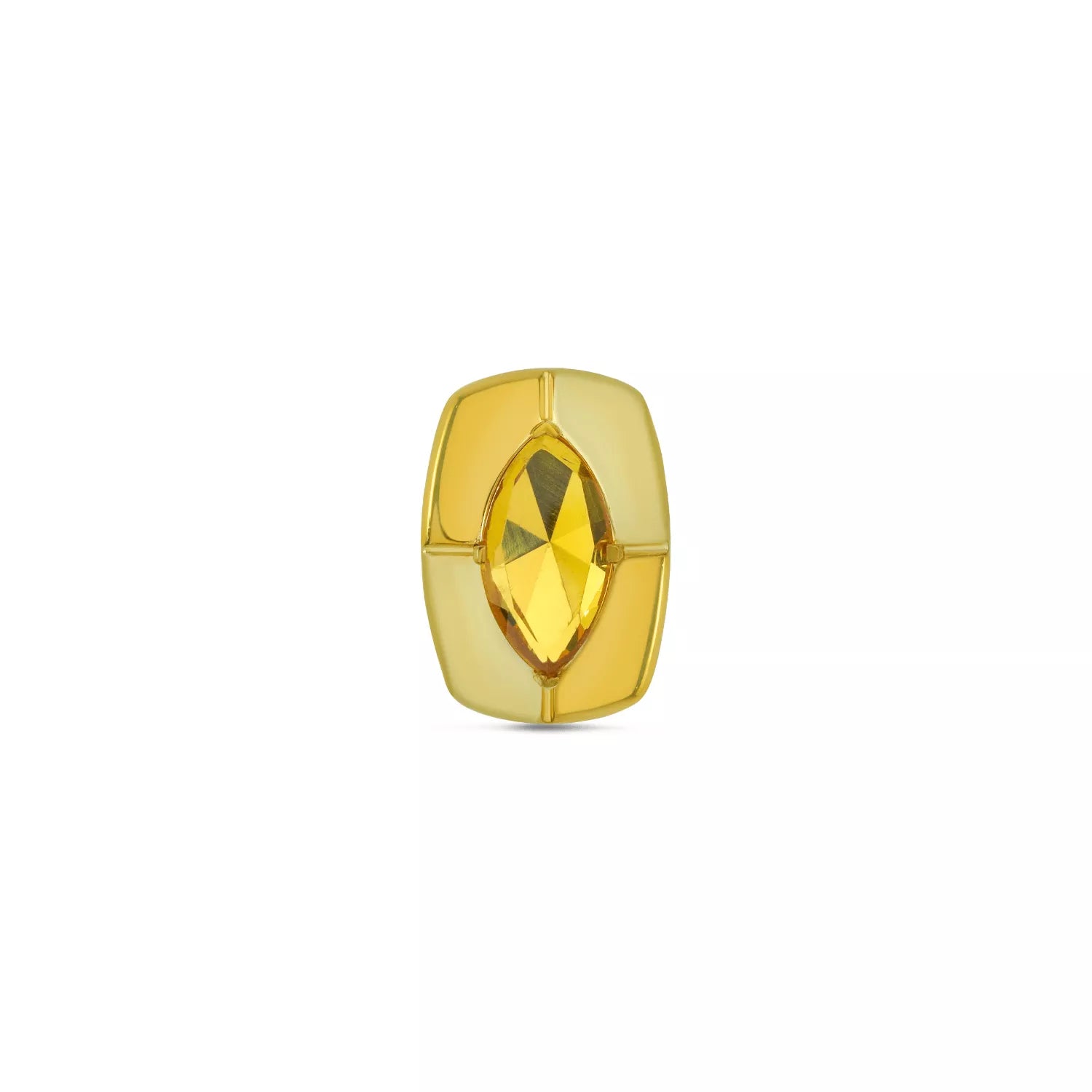 Golden Ember Statement Ring