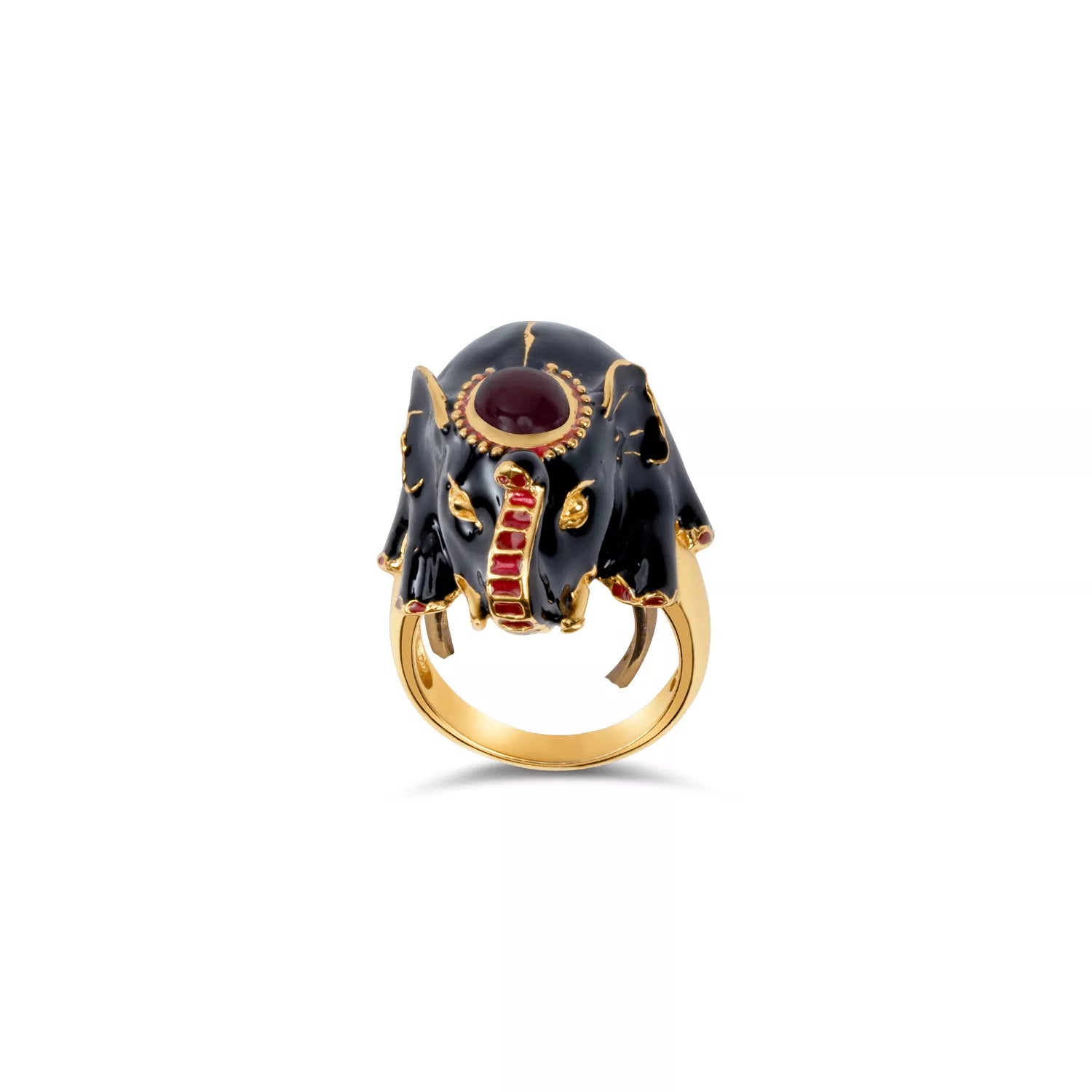 Guardian of Fortune Ring - Ruby