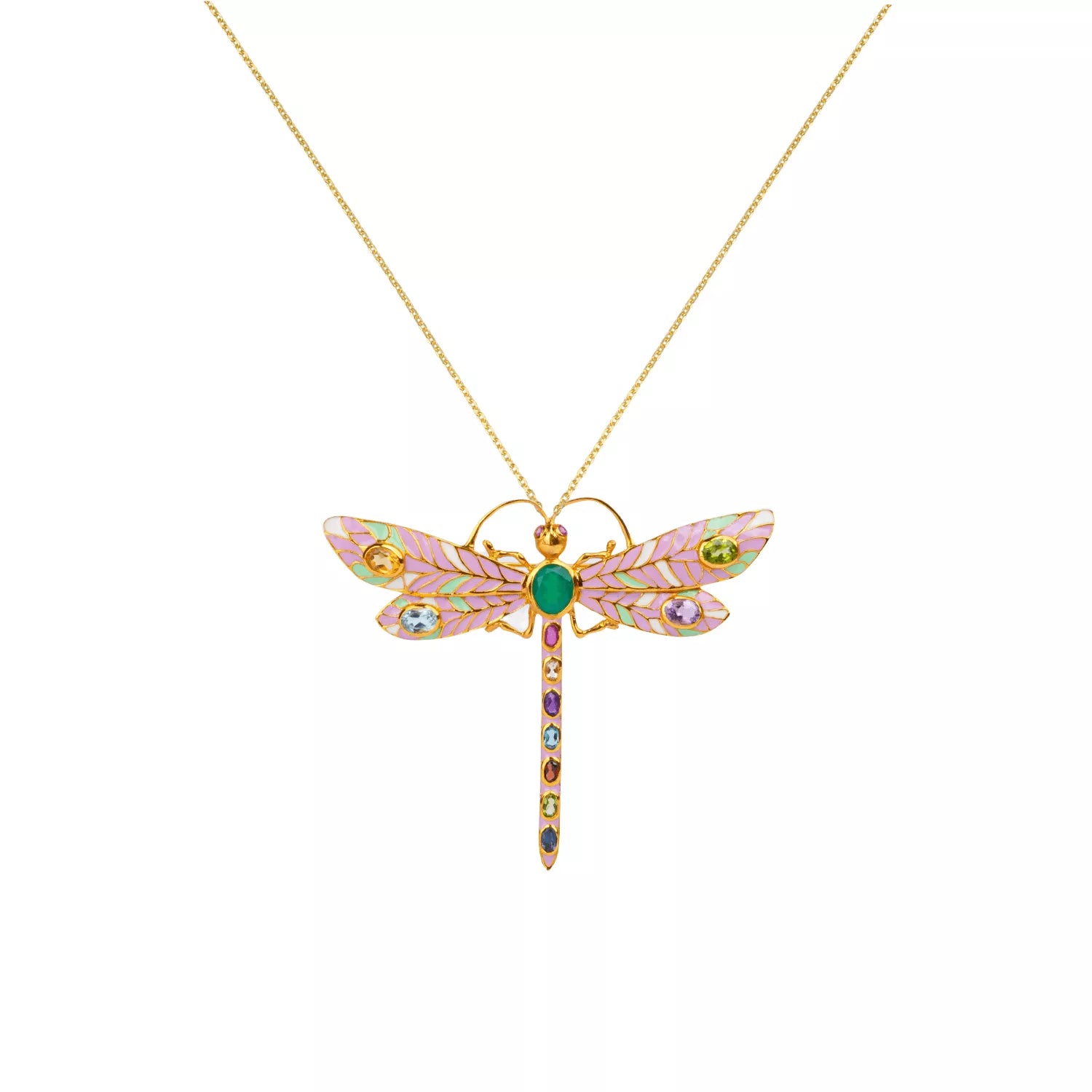 Wings of Dawn - Brooch cum Pendant