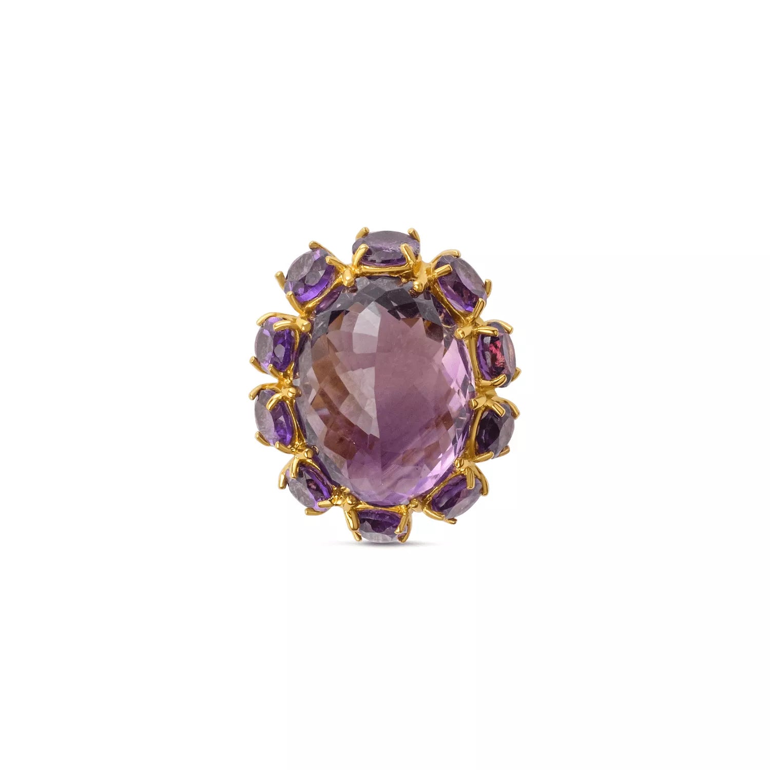 Ocean Bloom Amethyst Ring
