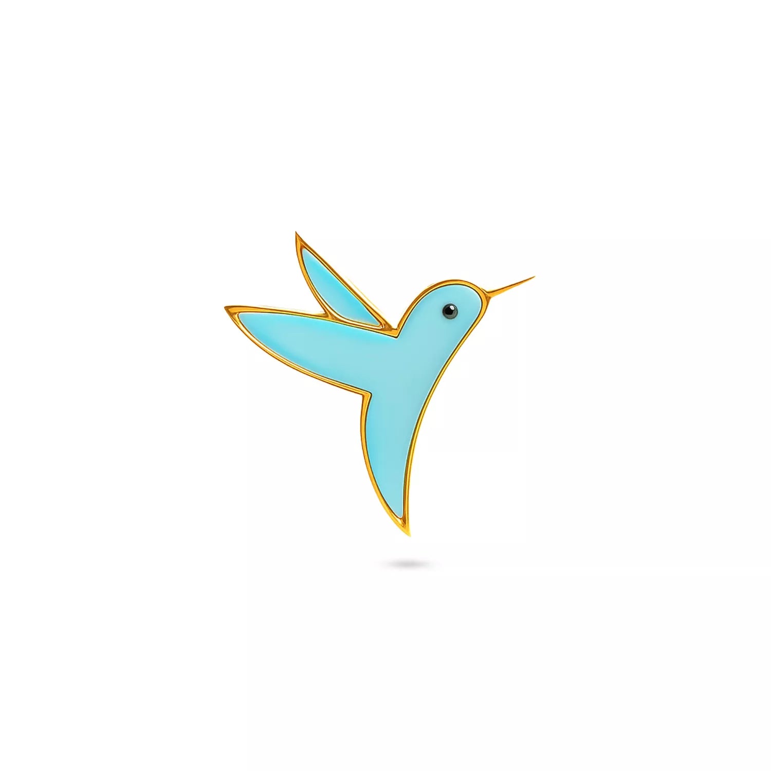 Hummingbird Earrings - Turquoise