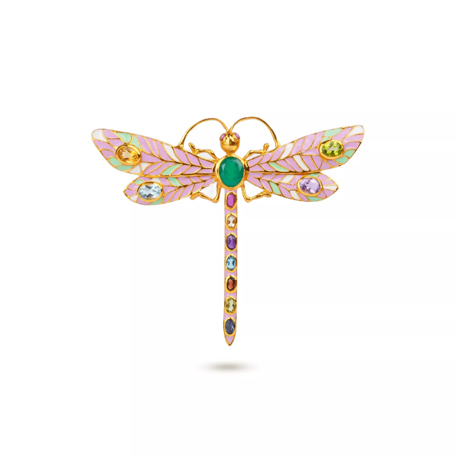 Wings of Dawn - Brooch cum Pendant