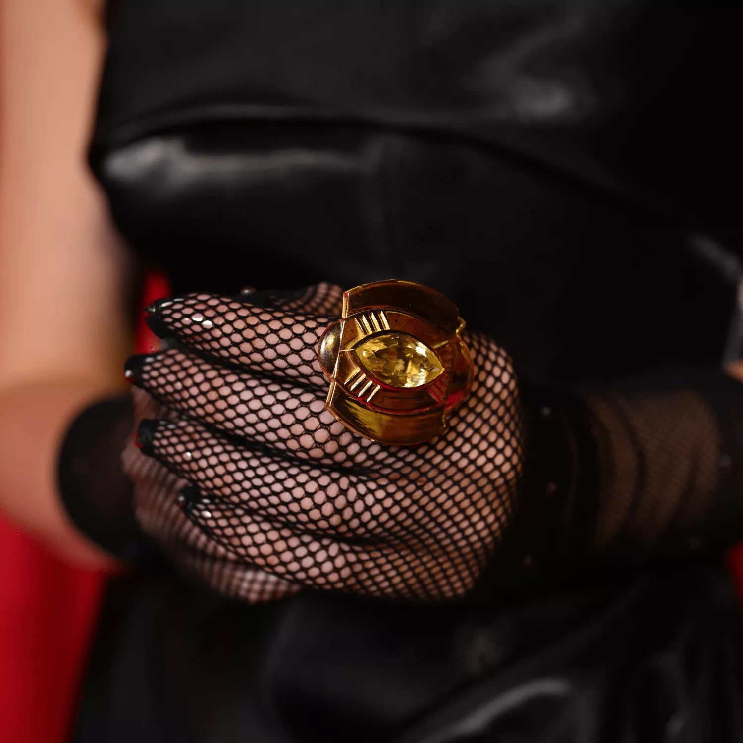 Golden Eclipse Ring
