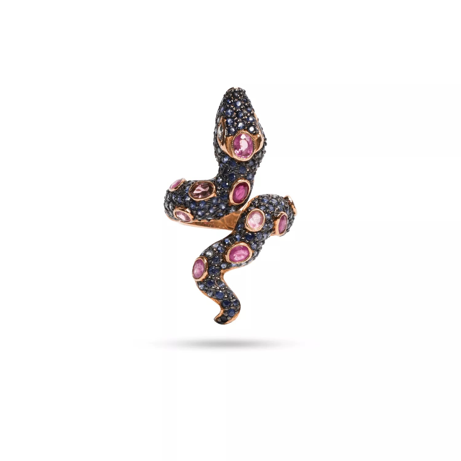 Midnight Serpent Wrap Ring
