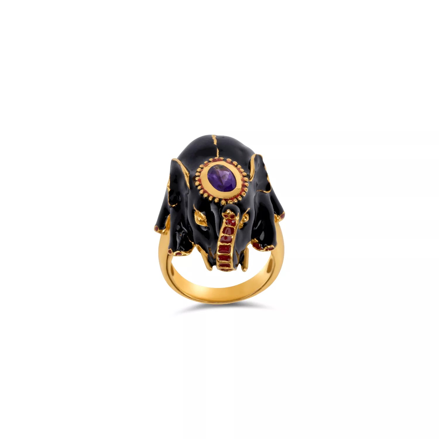 Guardian of Fortune Ring - Amethyst