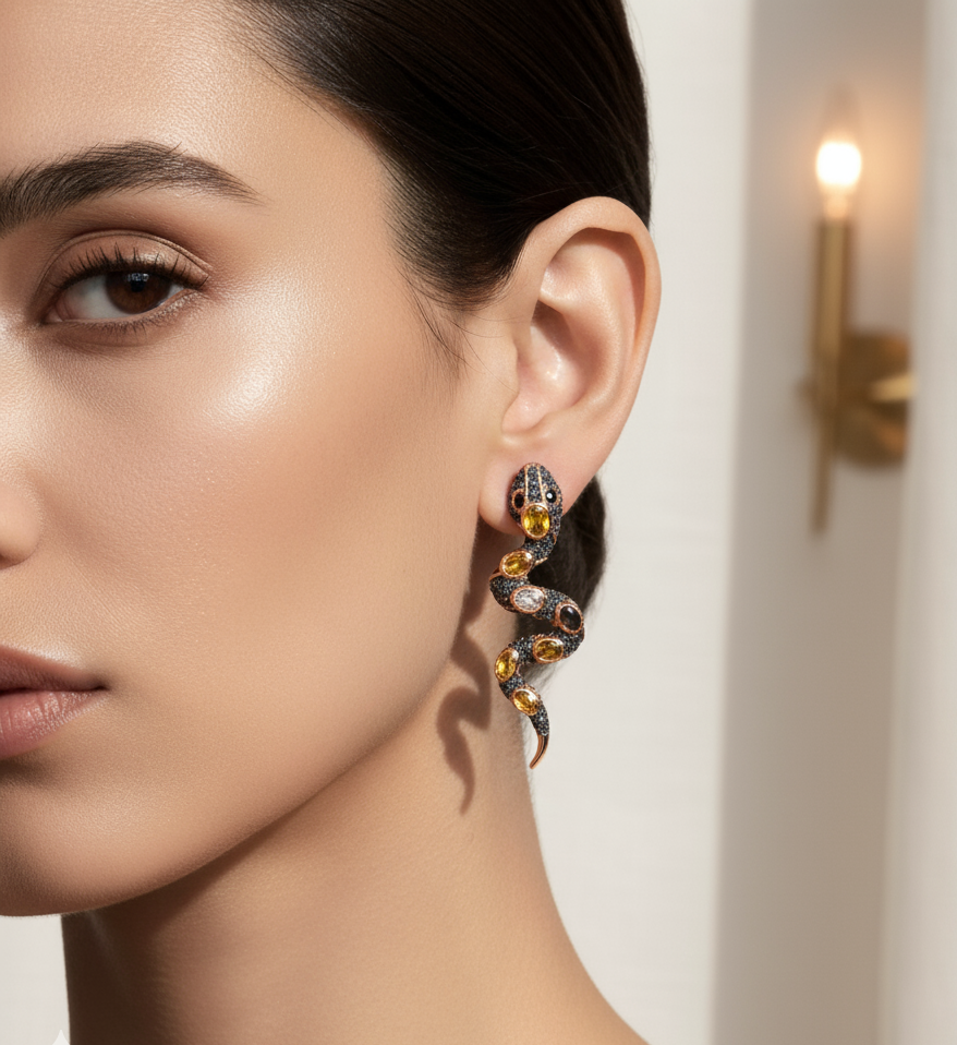 يهمس السربنتين يهمس أقراط