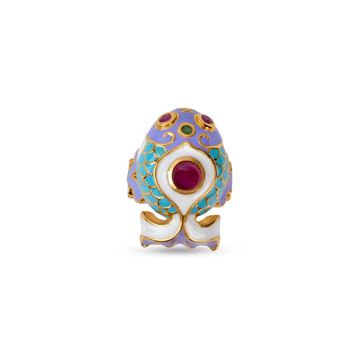 Aqua Charm Ring - Ruby