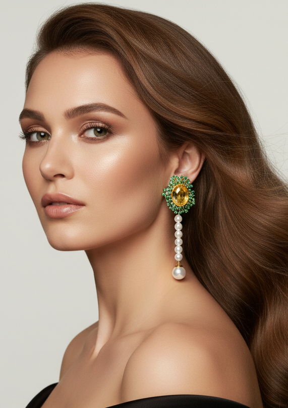Emerald Dawn Earrings