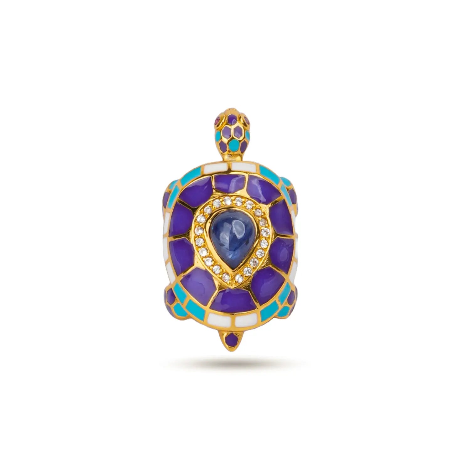 Turtle Glam - Sapphire Ring
