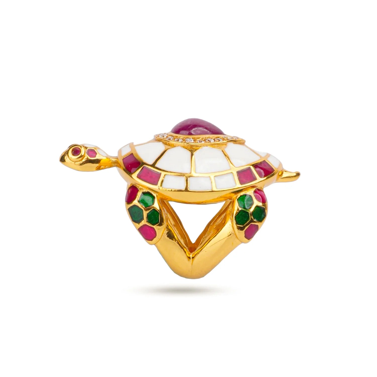 Turtle Glam - Ruby Ring