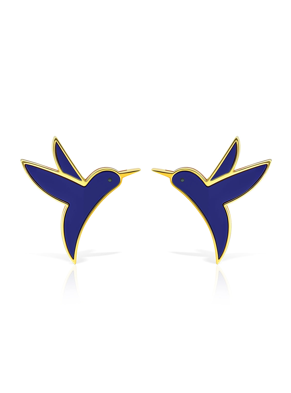 Hummingbird Earrings - Lapis Lazuli
