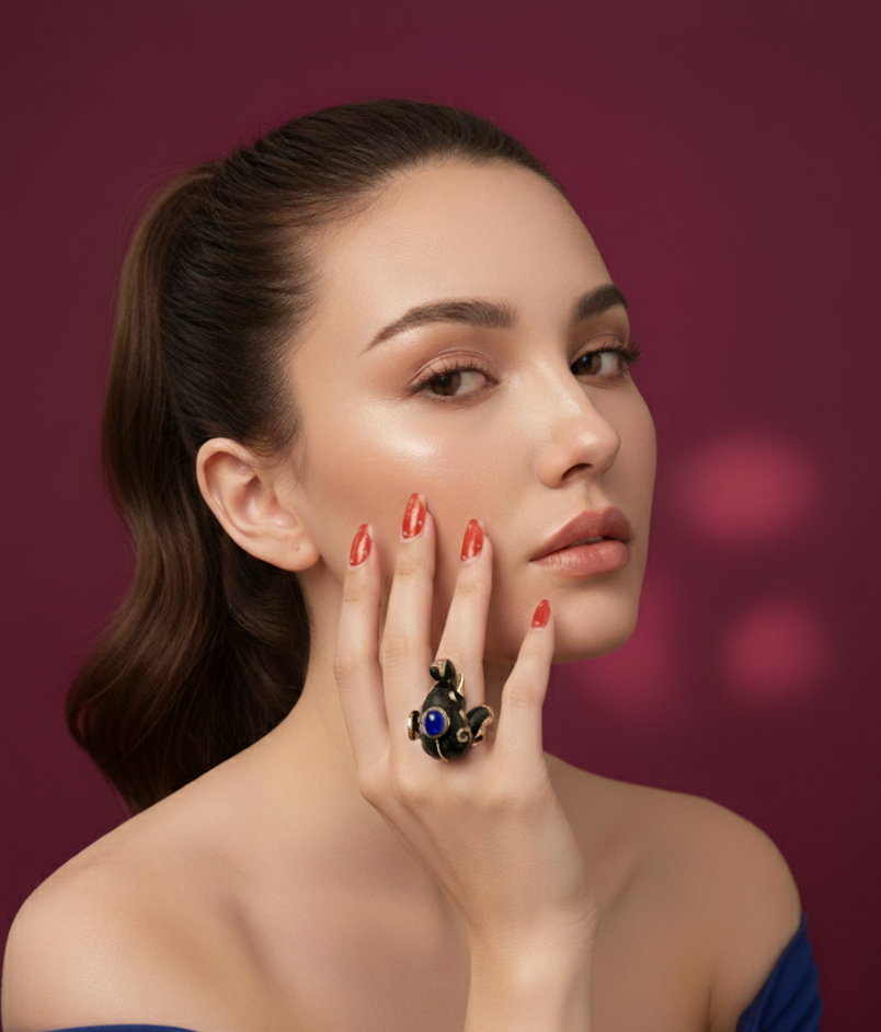 Guardian of Fortune Ring - Sapphire