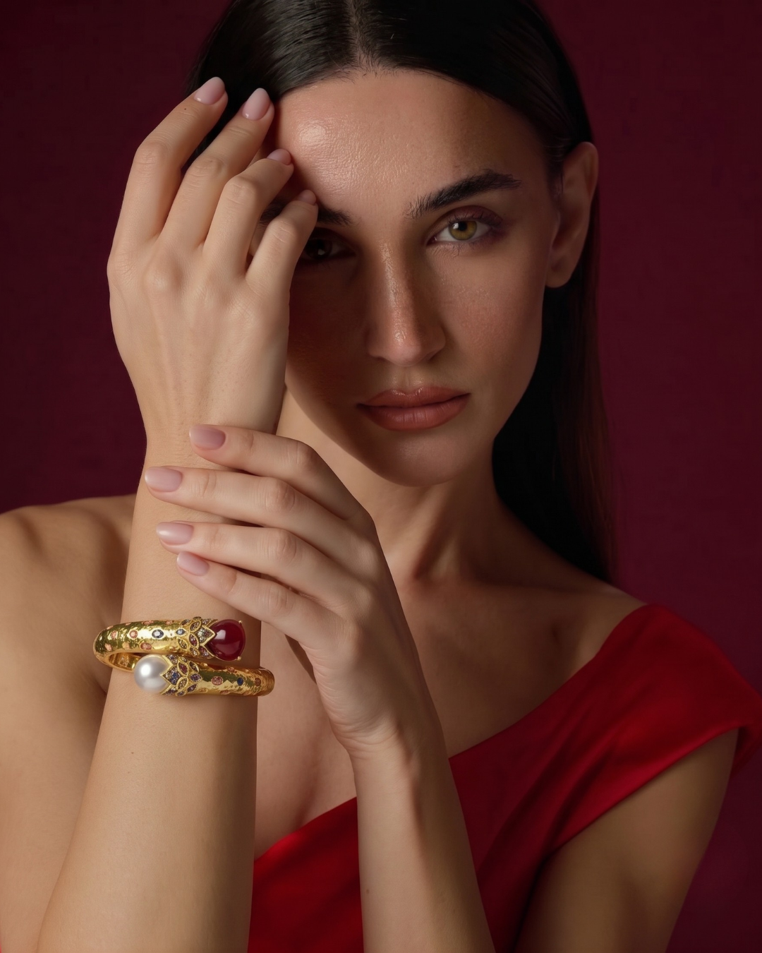 Crimson Crown Cuff